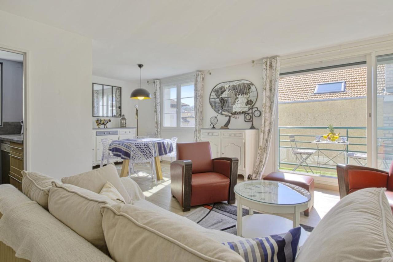 Appartement De La Grande Plage - Welkeys 비아히쯔 외부 사진